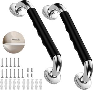 Barres d'appui murales pour baignoires et douches, barres d'appui antidérapantes de qualité supérieure pour la sécurité dans la salle de bain et barre de toilette pour personnes âgées - Product Image 1