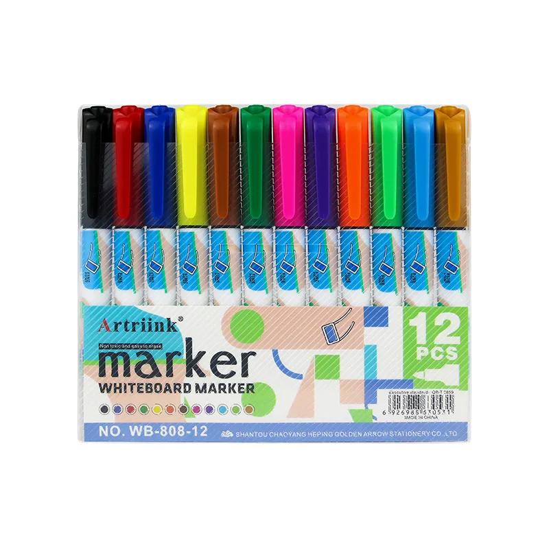 Toksik olmayan çevre dostu renk Marker kalem seti en çok satan kuru silinebilir beyaz tahta kalem