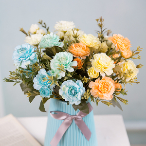Bouquets <span class=keywords><strong>de</strong></span> Fausse Rose pour Décoration <span class=keywords><strong>de</strong></span> Mariage Artificielle, <span class=keywords><strong>Hortensia</strong></span> et <span class=keywords><strong>Pivoine</strong></span> en Soie, pour Décoration <span class=keywords><strong>de</strong></span> Mariage - Product Image 6