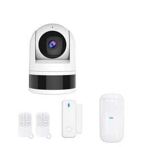 Sistema de Alarma con Cámara Wifi PTZ de 4MP para Interiores, Seguridad Inteligente para el Hogar Tuya, con Sensores de Puerta, Sensor PIR, Funciona con Alexa, Kit de Alarma - Product Image 1