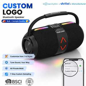 Altavoces Portátiles con Sonido Potente, Bajos Profundos, LED, Fáciles de Usar para el Hogar, Caja de <span class=keywords><strong>Música</strong></span> Personalizable - Product Image 1