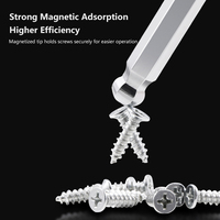 Llave Hexagonal de 6 mm con Mango Antideslizante de Plástico y Punta de Bola, Herramienta Manual para Reparaciones en Taller