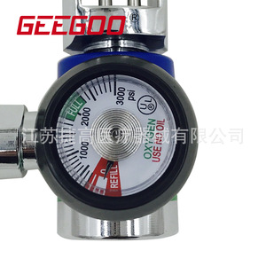 Vanne d'oxygène médicale en aluminium haute pression CGA870, vanne de bouteille d'oxygène pour ventilateur, pour gaz argon - Product Image 4