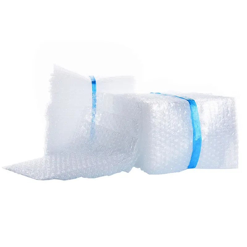 Bolsa de bolha transparente para embalagem, sacola com almofada de bolha auto-seladora transparente personalizada