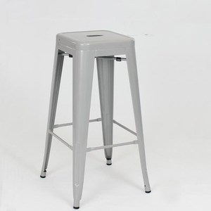 Muebles de bar negro moderno barato apilable de metal sillas taburete silla bar - Product Image 4