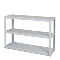 Bandejas para Documentos Recubiertas de Plástico Gris Claro, 3 Niveles, 1000x300x830 mm, Diseño Robusto, Estante de Almacenamiento para Archivos, Hecho en Alemania