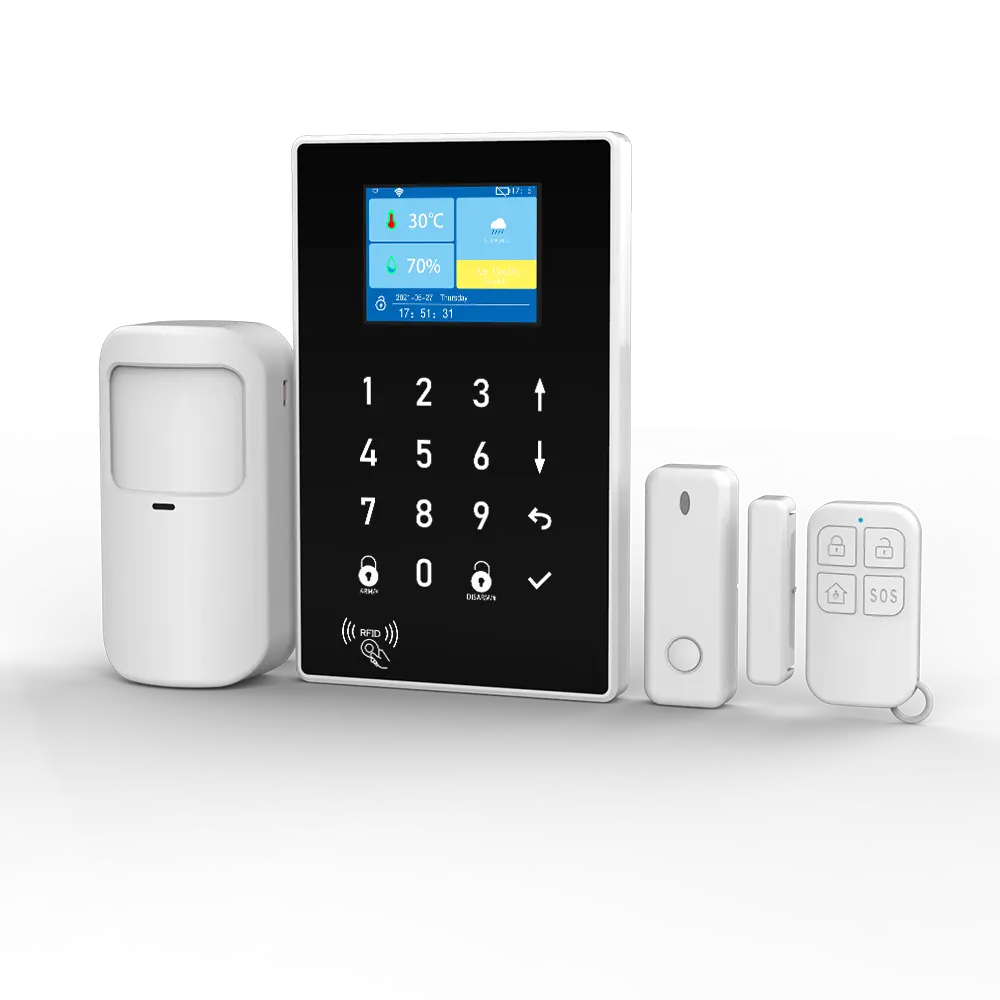 Anti hırsız PIR hareket dedektörü manyetik kontak ev hırsız 4G/GSM Alarm sistemi güvenlik Tuya Gsm Wifi CID Alarm sistemi