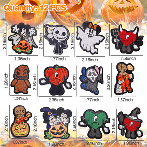 Hot bán tùy chỉnh DIY dễ thương nhân vật các bản vá lỗi thêu Chenille Hàng may mặc Phụ kiện cô gái các bản vá lỗi - Product Image 5