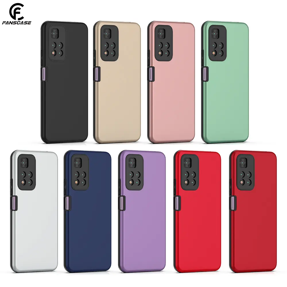 2 in 1 Armor Back Cover High quality Customizable pattern Shockproof Hybrid Phone Case For Redmi NOTE 11 PRO 5G
