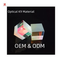 Prisme optique à angle droit de précision BK7, prisme réflecteur en verre H-K9L, instrumentation de recherche scientifique, taille personnalisable, facile à utiliser