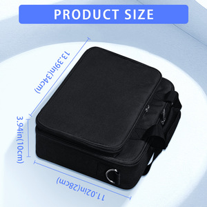 Sac de voyage pour coiffeur en tissu Oxford écologique personnalisé avec fermeture à glissière pour le rangement des outils de coiffure et de barbier - Product Image 4