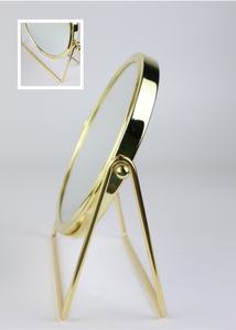 Espejo de tocador de aumento de escritorio de doble cara de metal redondo de 7 pulgadas <span class=keywords><strong>para</strong></span> afeitarse, depilarse las cejas o maquillarse en casa - Product Image 4