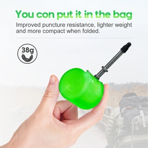 Ultralight TPU Road Inner 700c Tube Bike Road MTB bicicletta materiale pneumatico 60mm lunghezza valvola francese 700 18 25 28 32 38g Super Light - Product Image 4