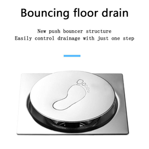 OEM 3-4 pulgadas <span class=keywords><strong>de</strong></span> acero inoxidable cuadrado ducha <span class=keywords><strong>bañera</strong></span> drenaje filtro moderno oculto piso drenaje para Hotel baño drenaje - Product Image 4