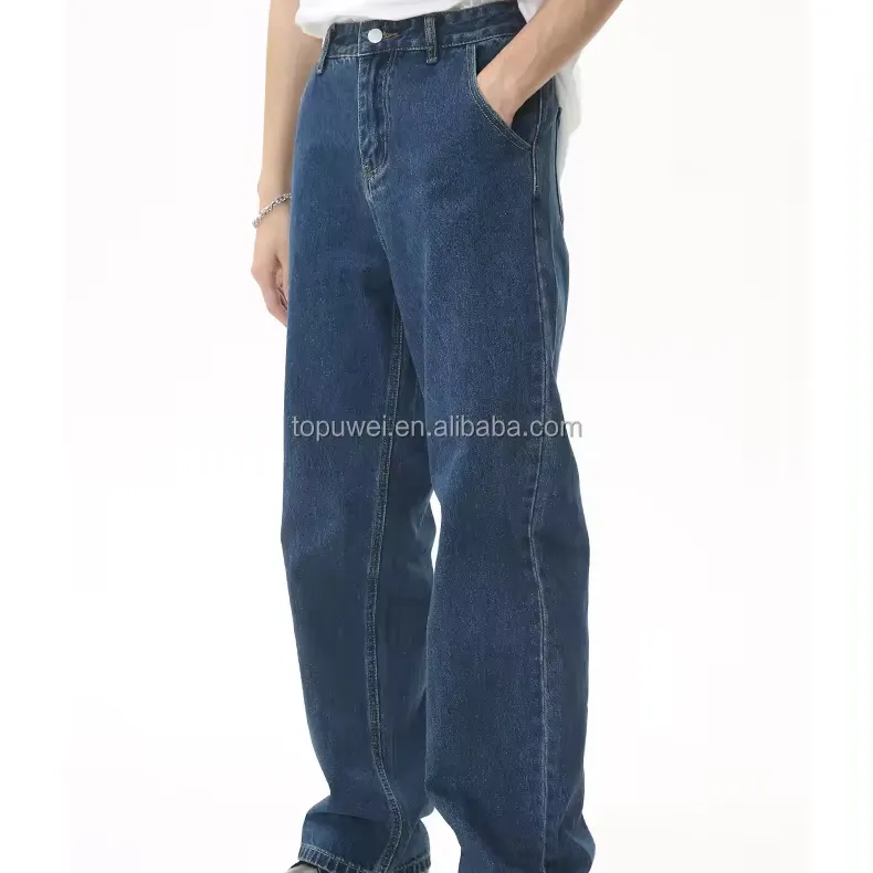 Clothing Manufacturer Classic style Blue Men'S American Jeans Retro Slim Fit Bootcut Plus Size Men'S Baggy Jeans Man
