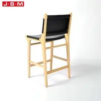 Nordic Modern Indoor High Land Bent Holz Sitz möbel Bar Chair
