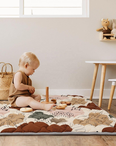 <span class=keywords><strong>Tapis</strong></span> de jeu pour bébé 50x50 antidérapant sans BPA, rembourrage épais et doux, en mousse imperméable pour tout-petits, pliable, lavable, <span class=keywords><strong>tapis</strong></span> rampant pour bébé - Product Image 2