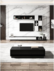 Modern Living Room Wood <strong>Mirror</strong> <strong>Jewellery</strong> Storage TV Stand <strong>Cabinets</strong> - Product Image 2