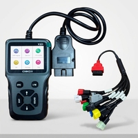 Herramienta de Diagnóstico para Motocicletas V311 OBD2 con Cable 11 en 1, Pantalla a Color Multi-Idioma, Lector de Códigos, Escáner, Máquina de Diagnóstico de Fallas de Automóviles
