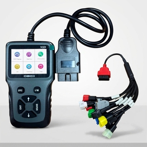 Strumento Diagnostico per Moto V311 OBD2 con Cavo 11-in-1, Schermo a Colori Multilingue, Lettore di Codici, Scanner per Diagnosi Guasti Auto - Product Image 1
