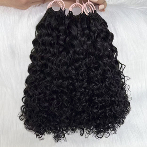 Extensions de cheveux humains vierges à double trame crochetée avec cheveux doublement étirés pour salons et distributeurs - Product Image 3