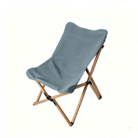 Chaise pliante d'extérieur en bois de hêtre, chaise papillon, chaise pliante pour camping, pique-nique, plage, pour ensemble table et chaises d'extérieur