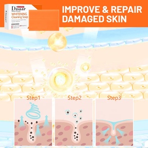 Nouvelle formule VC savon blanchissant bio <span class=keywords><strong>naturel</strong></span> éclaircissant mélanine éclaircissant peau savon blanchissant pour visage corps - Product Image 5