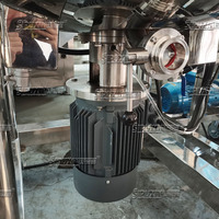 Réservoir de mélangeur d'homogénéisation sous vide standard GMP de 200 litres Offre Spéciale de haute qualité pour la fabrication de crème cosmétique Gel crème solaire