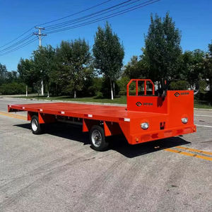 Chariot Électrique à Plateforme à Batterie de 20 Tonnes avec Cabine pour Usine/Plateforme de Transfert Électrique à Quatre Roues - Product Image 1