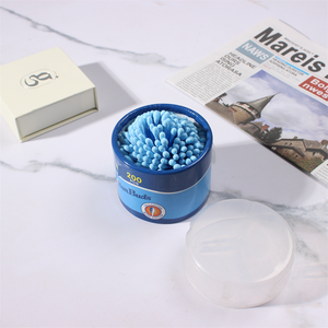 <span class=keywords><strong>Coton</strong></span>-<span class=keywords><strong>tige</strong></span> jetable à double tête en papier, multicolores, vente en gros, OEM - Product Image 5