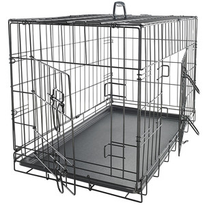 Toptan özelleştirilmiş büyük Pet kafesleri kenkentaşınabilir demir tel katlanır köpek kafes kapalı ve açık kullanım için araba sandık ve köpek evi - Product Image 1