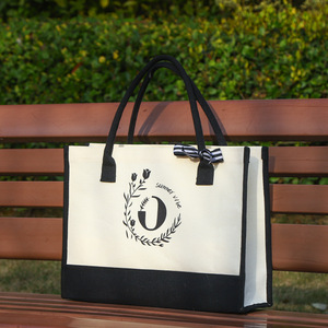 Customized 100% Cotton <strong>Canvas</strong> Shopping Bags Spacious Reusable <strong>Totes</strong> for Regular Grocery Runs and Casual Shopping Trips - Product Image 2