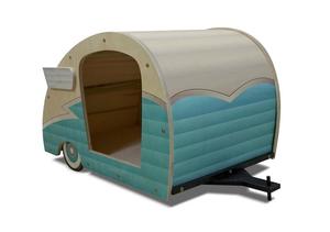 DIY köpek kulübesi pet kafesleri taşıyıcıları evler ahşap pet aksesuarları malzemeleri sevimli römork köpek yatağı - Product Image 4