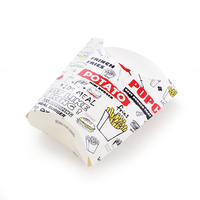 8 pouces Burger canne à sucre noir blanc Sandwich haut à emporter carton logo d'impression personnalisé sur des boîtes à hamburger
