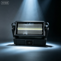 STSLITE-IP65 1000W Projecteur LED Stroboscopique à Tête Mobile 576 LED RGB 3-en-1 144 LED CW DMX 16 Segments pour Festival de Musique et Club