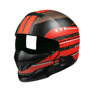 Precio <span class=keywords><strong>barato</strong></span> personalizado resistente a impactos ABS <span class=keywords><strong>casco</strong></span> de motociclismo de cara completa con logotipo para los hombres - Product Image 4