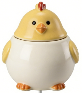 Bouteille à condiments en céramique multifonctionnelle faite à la main en forme de poussins mignons pour la cuisson au barbecue et l'utilisation en cuisine - Product Image 5