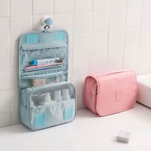 Free Sample Waterproof Travel Large-capacity Storage <b>Bag</b> Twill Oxford Business Travel Portable <b>Women</b> Hook <b>Wash</b> Cosmetic <b>Bag</b> - Product Image 4