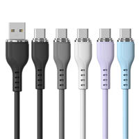 Justlink haute qualité 3A USB vers Type C câble de charge rapide PD60W câble de données téléphone portable batterie externe tablette écouteur TPE veste