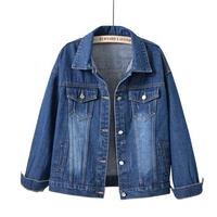 Vêtements pour femmes Denim Coat Jean Veste Casual Tops Violet Jaune Blanc Rose Lâche Survêtement