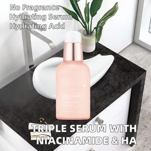 Sérum triple léger pour le soin de la peau, niacinamide et acide hyaluronique, sérum au collagène 55 ml - Product Image 2