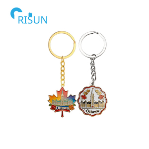 Cadeaux souvenirs de <span class=keywords><strong>voyage</strong></span> personnalisés <span class=keywords><strong>Canada</strong></span> Drapeau canadien Ontario Ottawa Llavero Porte-clés Anneau porte-clés Porte-clés personnalisé Ottawa - Product Image 4