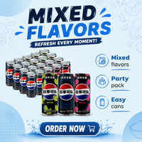 Stock disponible Pepsi Cola 330ml en canette d'aluminium, saveurs assorties, boisson gazeuse, fournisseur mondial pour l'exportation