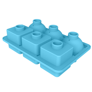 Moules à glaçons carrés 3D en silicone YDS pour whisky, fabricant de sphères de glace rondes, moule à glaçons sphériques en silicone réutilisable - Product Image 2