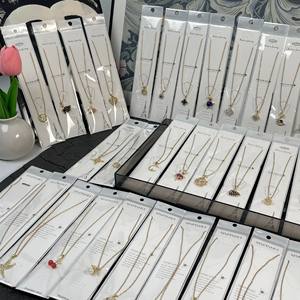 قلادة نسائية من الفولاذ المقاوم للصدأ بالجملة، مجوهرات عصرية من التيتانيوم بأسعار مخفضة من المصنع - Product Image 1