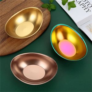 Оптовая продажа, чашка для соуса в Корейском стиле, миска для суши из нержавеющей стали 304 для ресторана и дома - Product Image 3