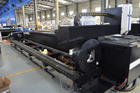 Découpeuse laser fibre CNC intelligente pour tôles et tubes, tables de travail interchangeables, 3000W, pour la découpe de signalétique en acier inoxydable et aluminium