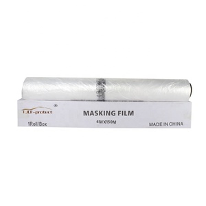 <span class=keywords><strong>Película</strong></span> de enmascarar de plástico PE para auto/coche/barco pintura <span class=keywords><strong>película</strong></span> de enmascarar protectora - Product Image 2