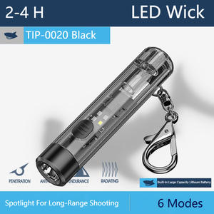 Mini Linterna <span class=keywords><strong>de</strong></span> Llavero Súper Brillante Recargable USB <span class=keywords><strong>Negra</strong></span> con Diseño <span class=keywords><strong>de</strong></span> Tiburón Sonriente - Product Image 5