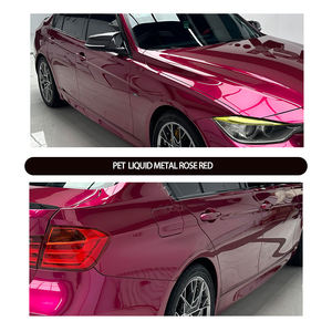 ฟิล์มพีวีซีไวนิลเคลือบรถยนต์หรูหราสีกุหลาบแดงกันยูวีติดเอง - Product Image 2